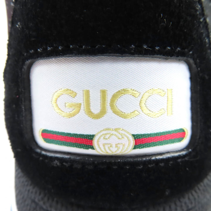 未使用品◇GUCCI グッチ 24AW 807057 リウェブ GGキャンバス シェリーライン スニーカー 黒 39.5 箱・保存袋付き レディース メンズ可◎