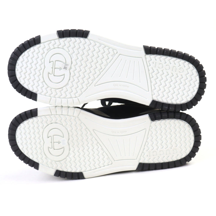 未使用品◇GUCCI グッチ 24AW 807057 リウェブ GGキャンバス シェリーライン スニーカー 黒 39.5 箱・保存袋付き レディース メンズ可◎