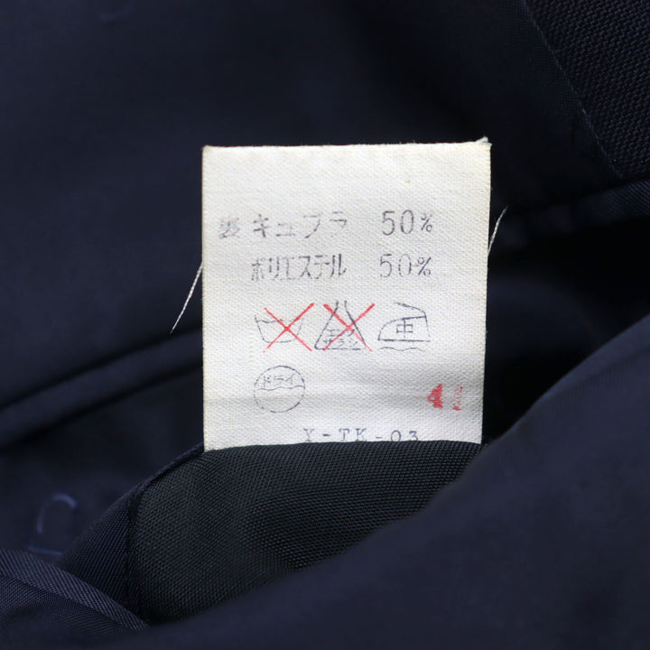 美品○Christian Dior MONSIEUR クリスチャンディオールムッシュ ヴィンテージ ウール モヘア混 ロゴボタン 紺ブレザー 96-82-180