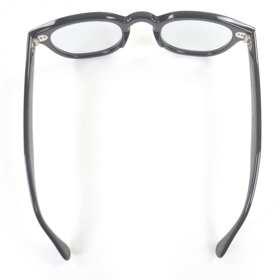 美品□MOSCOT モスコット LEMTOSH レムトッシュ ウェリントンフレーム メガネ 眼鏡 アイウェア ブラック 46□24-145 ケース付き メンズ