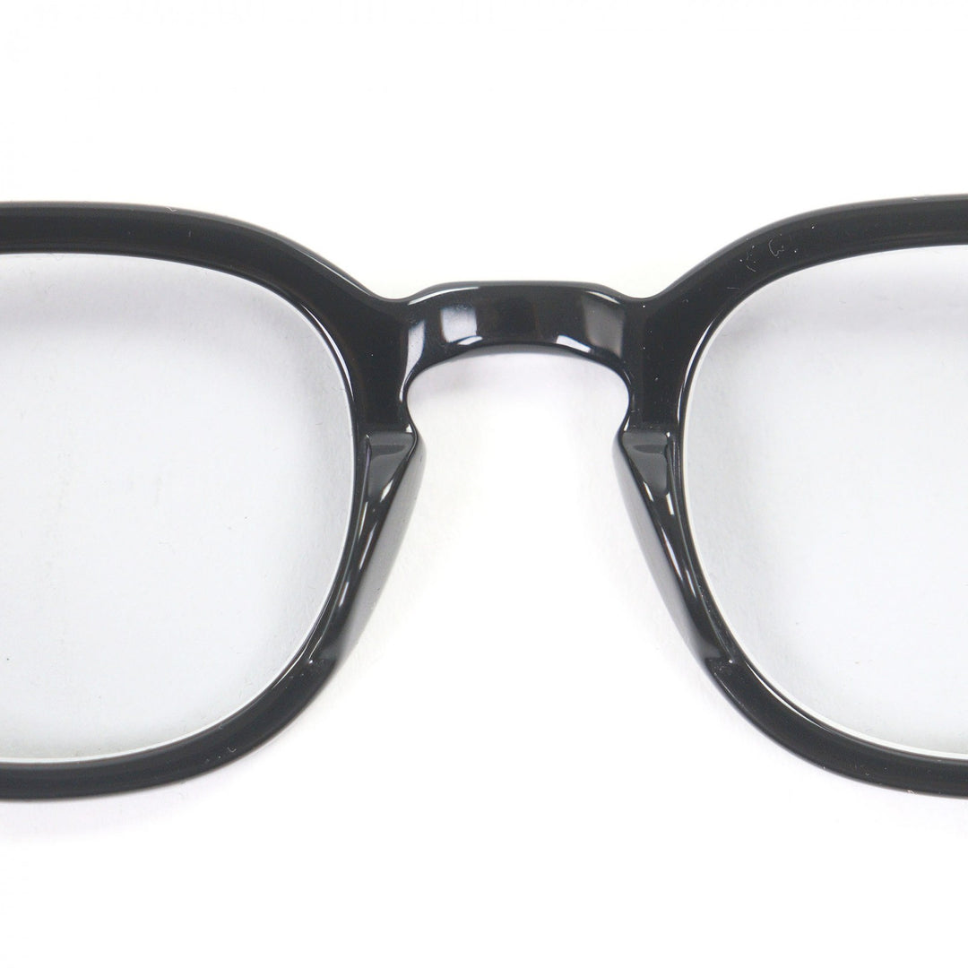 美品□MOSCOT モスコット LEMTOSH レムトッシュ ウェリントンフレーム メガネ 眼鏡 アイウェア ブラック 46□24-145 ケース付き メンズ