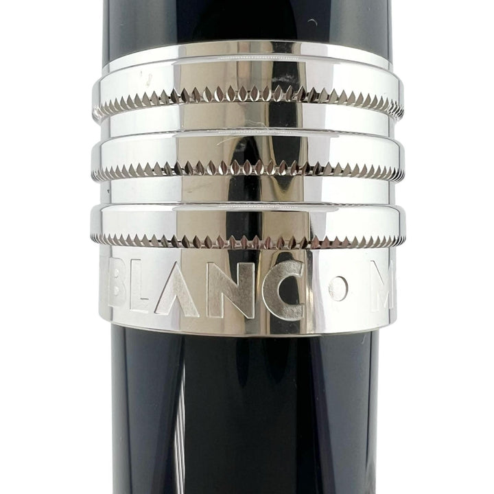 極美品▲MONTBLANC モンブラン ジョン F ケネディ スペシャルエディション ツイスト式 ボールペン ネイビー シルバー 箱付き ドイツ製