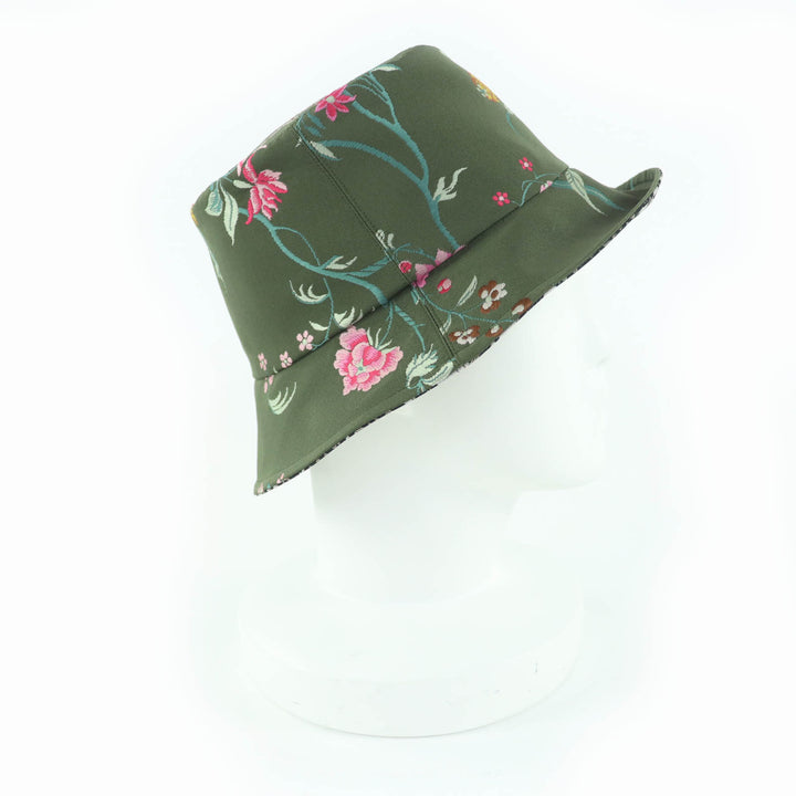 極美品☆Christian Dior クリスチャンディオール 32PFL923I153 TEDDY-D オブリーク リバーシブル バケットハット カーキ 56 箱付 正規品