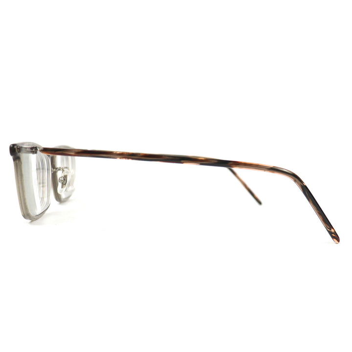 美品△KANEKO OPTICAL 金子眼鏡 ベッコウ柄 スクエアシェイプ メガネ 眼鏡 アイウェア ブラウン 度入り ケース付き メンズ