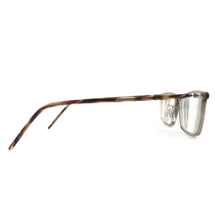美品△KANEKO OPTICAL 金子眼鏡 ベッコウ柄 スクエアシェイプ メガネ 眼鏡 アイウェア ブラウン 度入り ケース付き メンズ