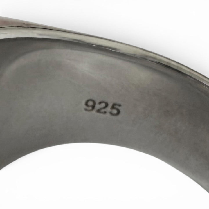 美品□TOM WOOD トムウッド クッション スクエア 925 ラルビカイト 現行品 リング 指輪 シルバー 50/JP10号相当 総重量10g メンズ