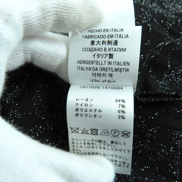 極美品★VERSACE ヴェルサーチ 2023年製 1011020/1011396 メデューサ バロッコ ルレックスニット セットアップ 36/40 伊製 正規品