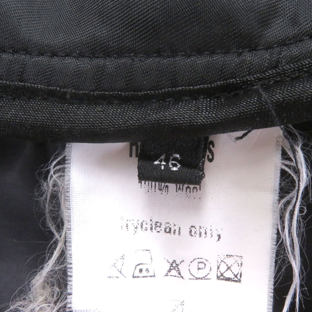 美品□RAF SIMONS ラフシモンズ ウール100％ 04AW WAVES期 M-65 ミリタリージャケット ブルゾンジャケット ブラック 46 正規品 メンズ