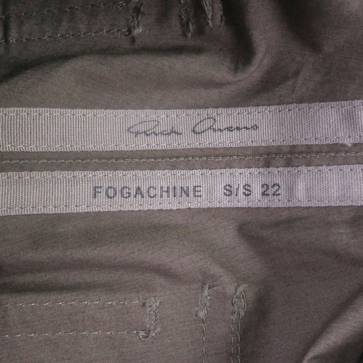 美品□Rick Owens リックオウエンス 22SS RU01B1390 コットン イージーパンツ テーパードパンツ ジョガーパンツ ベージュ 46 正規品
