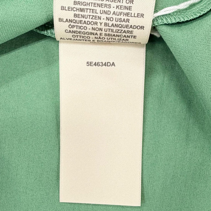 未使用品◇HERMES エルメス 25SS 5E4634DA カルトゥッシュ コットン100％ 半袖Ｔシャツ Vert Opaline (グリーン) 36 仏製 レディース