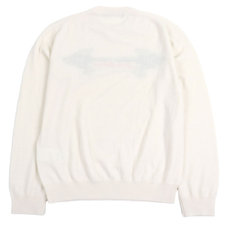 極美品□LOUIS VUITTON NIGO ルイヴィトン ニゴー カシミヤ ウール インタルシア ジャカード ドラゴン セーター S イタリア製 正規品