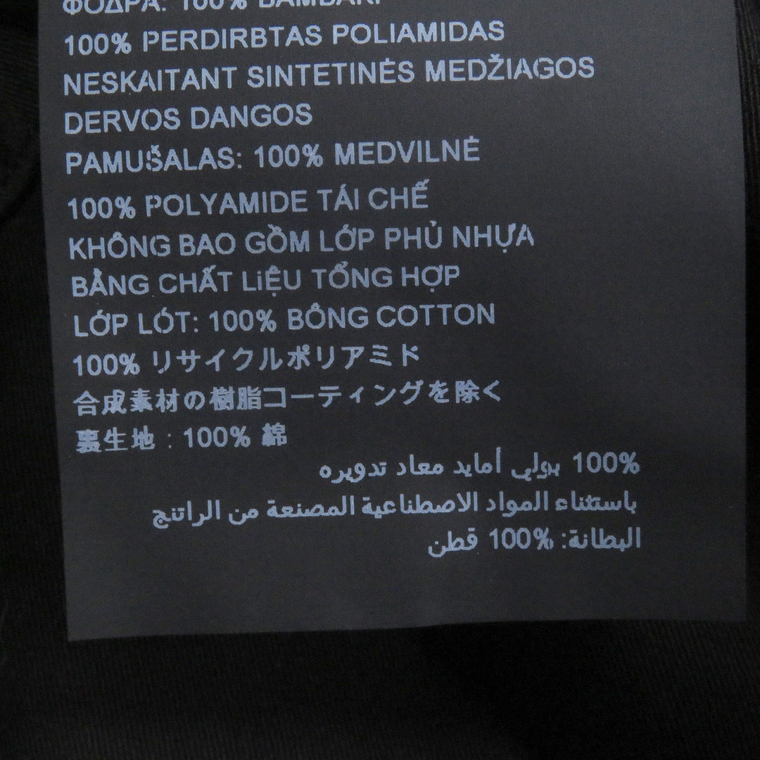 極美品□PRADA プラダ 2HC137 トライアングルロゴ Re-Nylon リサイクルポリアミド バケットハット 帽子 ブラック S 正規品 メンズ
