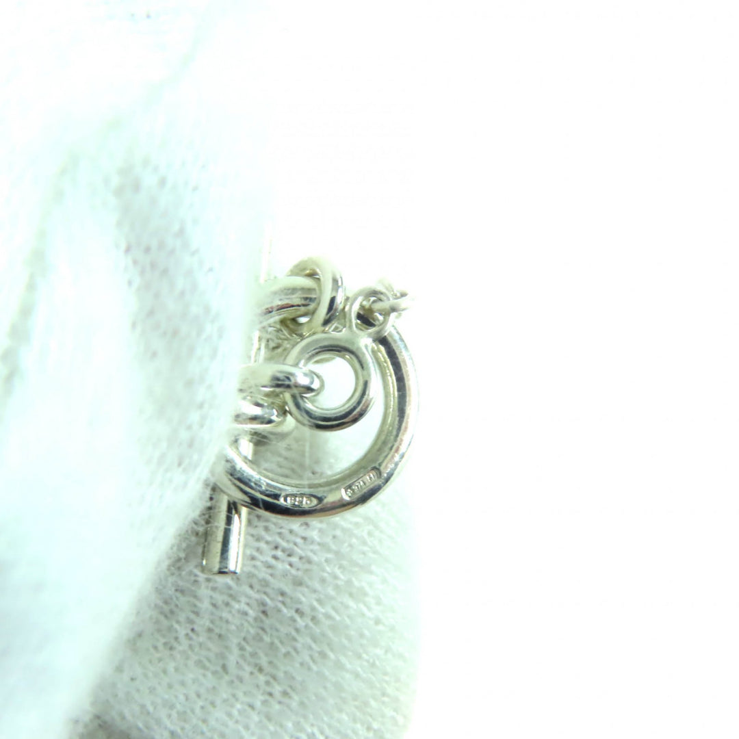 極美品★HERMES エルメス 925 アミュレット バーキン ネックレス ペンダント アクセサリー シルバー イタリア製 重量10.83g レディース