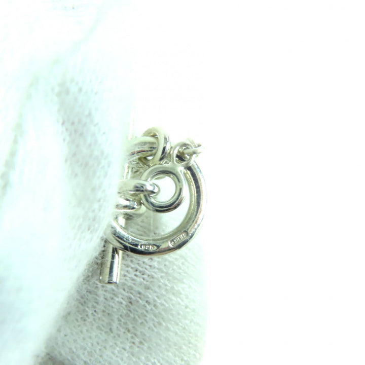 極美品★HERMES エルメス 925 アミュレット バーキン ネックレス ペンダント アクセサリー シルバー イタリア製 重量10.83g レディース