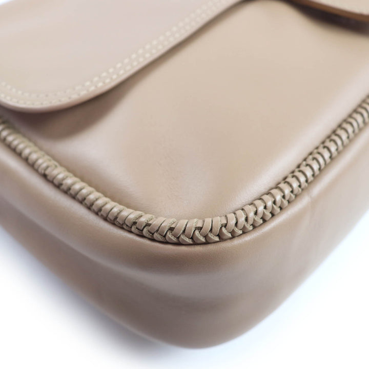 極美品☆Longchamp ロンシャン アマゾーヌ チェーン 2WAY レザー ハンドバッグ ショルダーバッグ ブラウン 保存袋付き フランス製