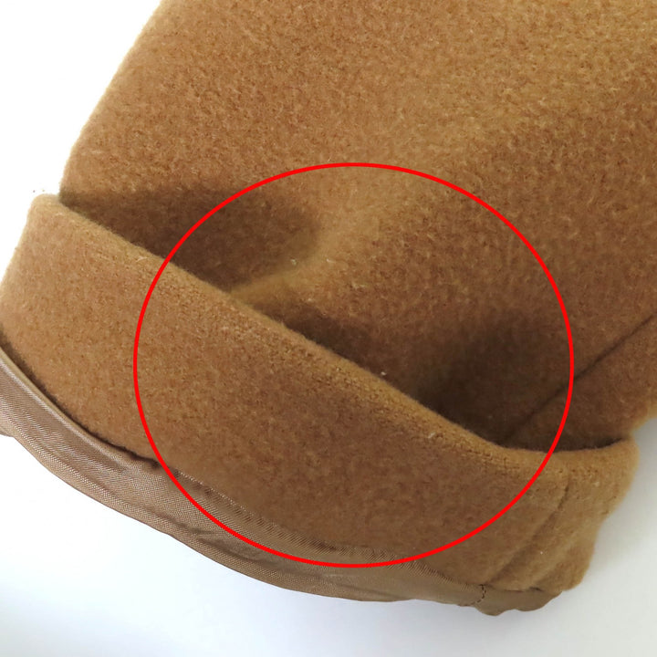 美品△ACNE STUDIOS アクネストゥディオズ FN-WN-OUTW000497 ファンネルネックコート ウール オーバーサイズフィット コート キャメル 34