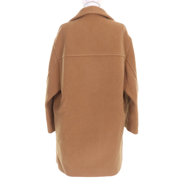 美品△ACNE STUDIOS アクネストゥディオズ FN-WN-OUTW000497 ファンネルネックコート ウール オーバーサイズフィット コート キャメル 34