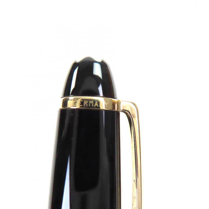 極美品▼MONTBLANC モンブラン マイスターシュテュック クラシック ペン先14K Mニブ ホワイトスター 万年筆 ブラック ゴールド ドイツ製
