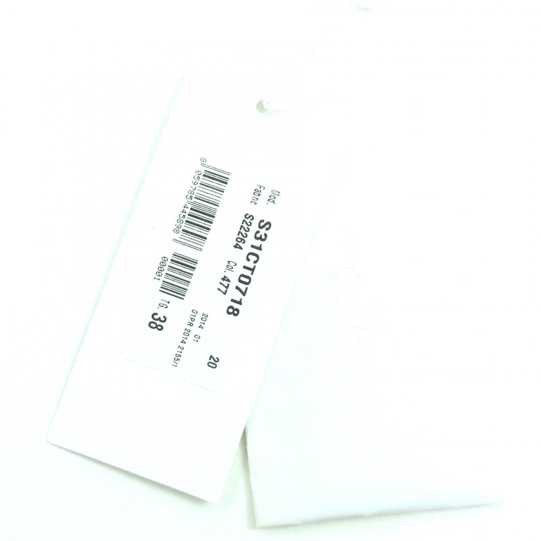 極美品☆Maison Margiela 4 メゾンマルジェラ4 S31CT0718 スタンドカラー 半袖 ワンピース ネイビー 38 イタリア製 正規品 レディース