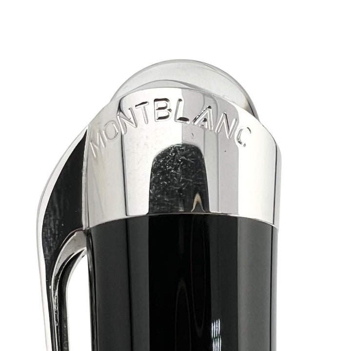 極美品▲MONTBLANC モンブラン エトワール･ド･モンブラン プレシャス ダイヤモンド ボールペン ブラック シルバー ドイツ製 メンズ
