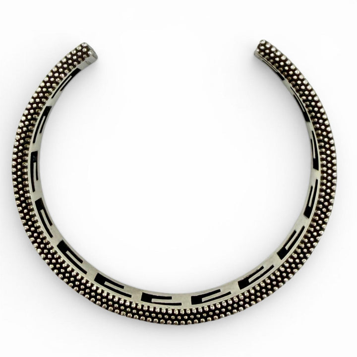 美品◇GUCCI グッチ 551919 スクエアG アラベスク Gキューブ バングル ブレスレット シルバー 16 イタリア製 重量28.5g レディース