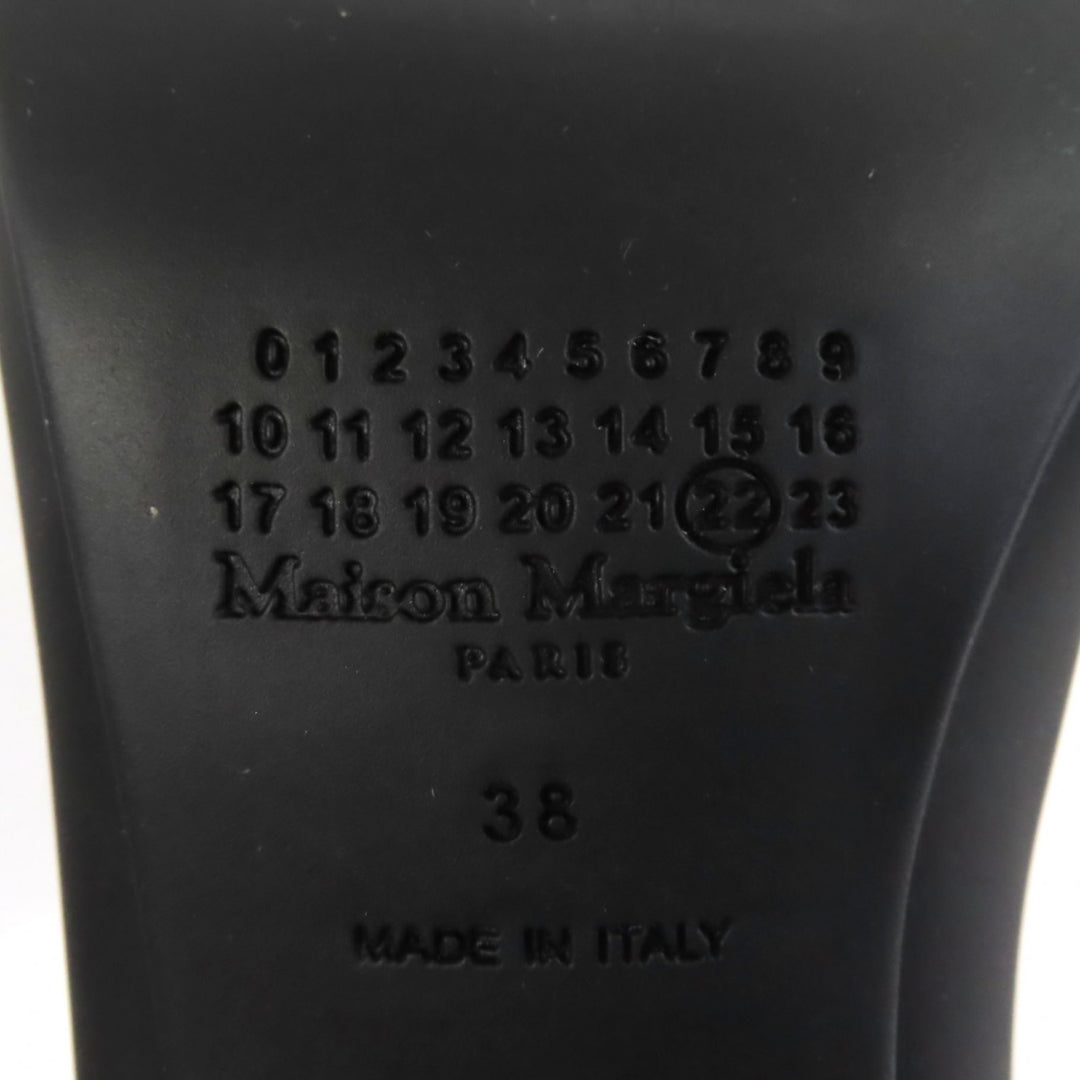未使用品◇Maison Margiela 22 メゾンマルジェラ22 22SS S38WU0378 TABI BOOTS タビ ブーツ ラバー レイン ブーツ 黒 38 保存袋付き 伊製