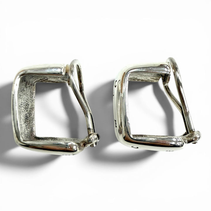 極美品◇CHANEL シャネル ヴィンテージ 925 ロゴ刻印 両耳用 クリップ式 イヤリング アクセサリー シルバー 重量12.7g レディース