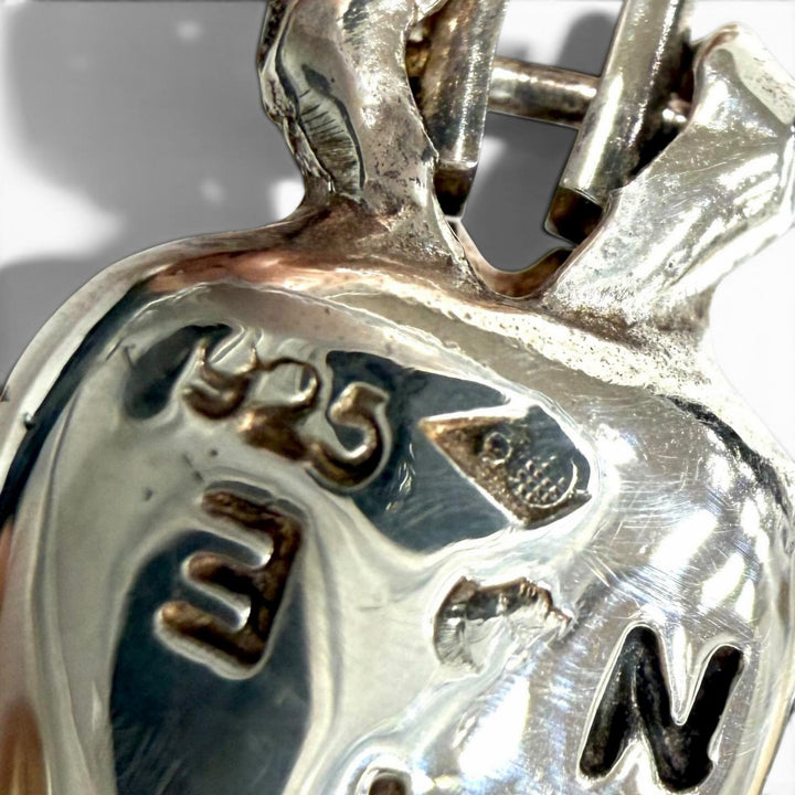 極美品◇CHANEL シャネル ヴィンテージ 925 ロゴ刻印 両耳用 クリップ式 イヤリング アクセサリー シルバー 重量12.7g レディース