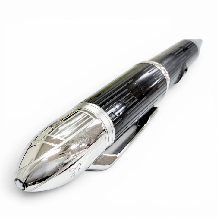 良品△MONTBLANC モンブラン グレートキャラクター ウォルト ディズニー スペシャルエディション ボールペン ブラック シルバー 筆記◎