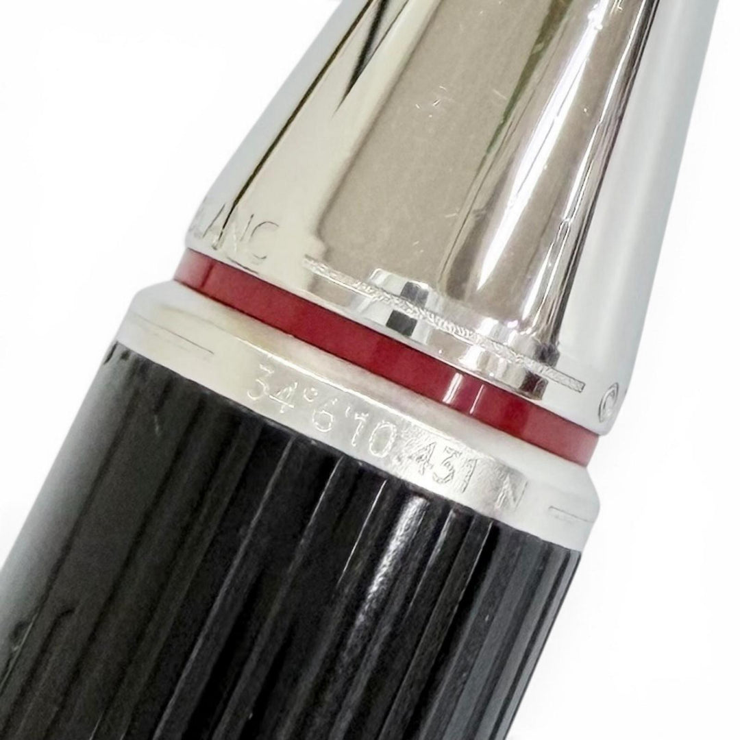 良品△MONTBLANC モンブラン グレートキャラクター ウォルト ディズニー スペシャルエディション ボールペン ブラック シルバー 筆記◎