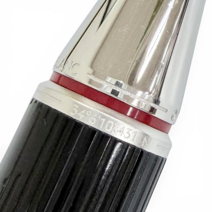 良品△MONTBLANC モンブラン グレートキャラクター ウォルト ディズニー スペシャルエディション ボールペン ブラック シルバー 筆記◎
