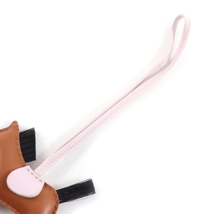 極美品★HERMES エルメス ロデオチャーム クラン PM ゴールド/モーヴペール/ブラック アニョーミロ バッグチャーム B刻印 箱付き 仏製