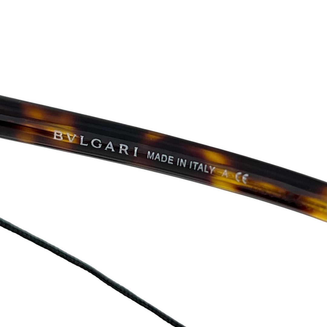極美品▲BVLGARI ブルガリ 6135 グラデーション べっ甲柄 サングラス ゴールド ブラウン 55□20 140 ケース付き イタリア製 メンズ