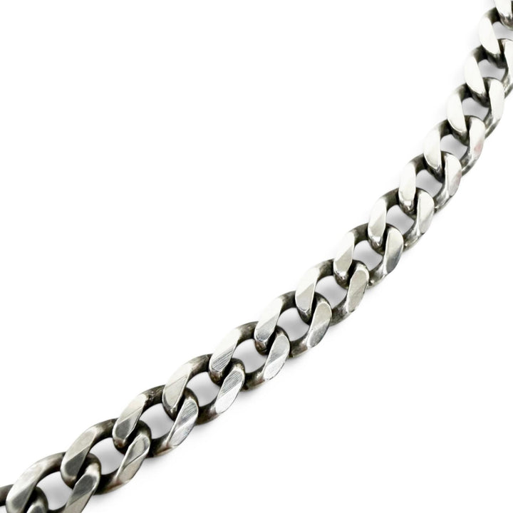 美品□BOTTEGAVENETA ボッテガヴェネタ 732337 SV925 チェーン ブレスレット シルバー イタリア製 重量10.4g メンズ 箱・保存袋付き