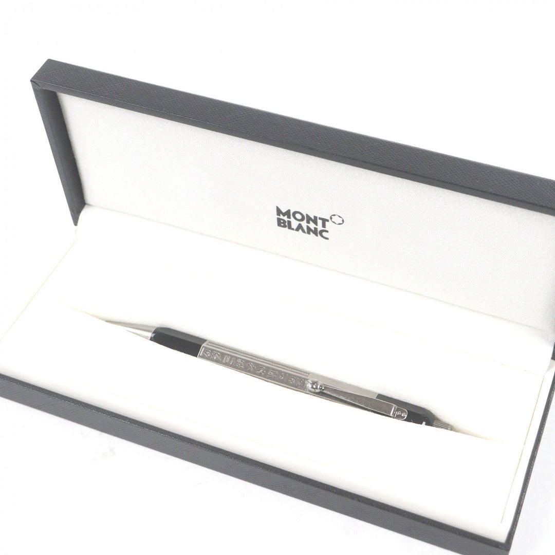 美品□MONTBLANC モンブラン ヘリテイジ エジプトマニア ドゥエ ヒエログリフ ボールペン ガンメタリック ブラック ケース付き ドイツ製