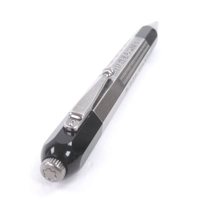 美品□MONTBLANC モンブラン ヘリテイジ エジプトマニア ドゥエ ヒエログリフ ボールペン ガンメタリック ブラック ケース付き ドイツ製