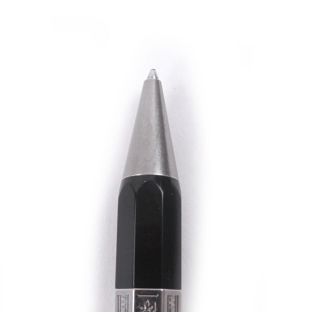美品□MONTBLANC モンブラン ヘリテイジ エジプトマニア ドゥエ ヒエログリフ ボールペン ガンメタリック ブラック ケース付き ドイツ製