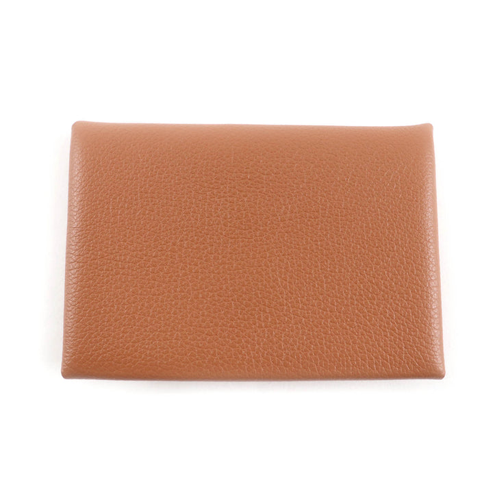 未使用品★HERMES エルメス カルヴィ デュオ ゴールド エバーカラー コインケース カードケース W刻印 箱付き フランス製 レディース