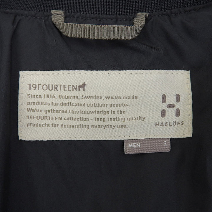 美品▲HAGLOFS ホグロフス SELJA JACKET MEN ロゴ刺繍 GORE-TEX ライナージャケット付き 3way マウンテンパーカー 黒 S 正規品 メンズ