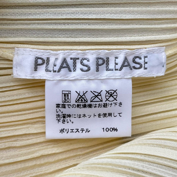 極美品▲PLEATS PLEASE プリーツプリーズ イッセイミヤケ PP91-JK572 ハイビスカス フリンジ カットソー マルチ 3 日本製 正規品