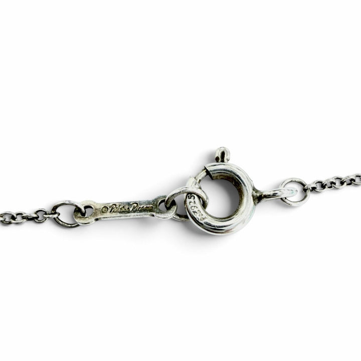 美品☆TIFFANY&amp;Co. ティファニー パロマピカソ オリーブリーフ ネックレス AG925 パール シルバー 重量1.5g レディース 箱・保存袋付き