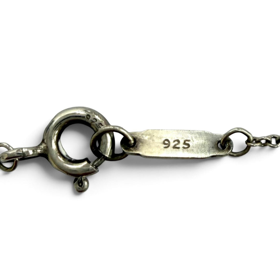 美品★TIFFANY&amp;Co. ティファニー リターントゥティファニー ミニダブルハートタグ ネックレス AG925 750(YG) コンビ 重量3.4g 箱・袋付