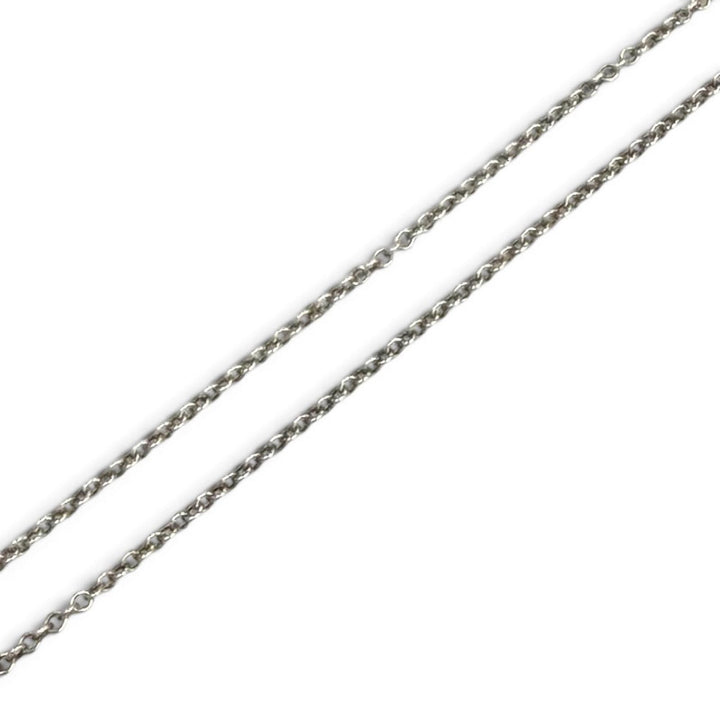 美品★TIFFANY&amp;Co. ティファニー リターントゥティファニー ミニダブルハートタグ ネックレス AG925 750(YG) コンビ 重量3.4g 箱・袋付