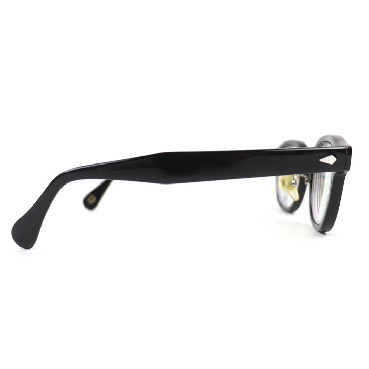 美品△MOSCOT モスコット LEMTOSH レムトッシュ メガネ 眼鏡 アイウェア ブラック 44□24 140 度入り ケース付き メンズ