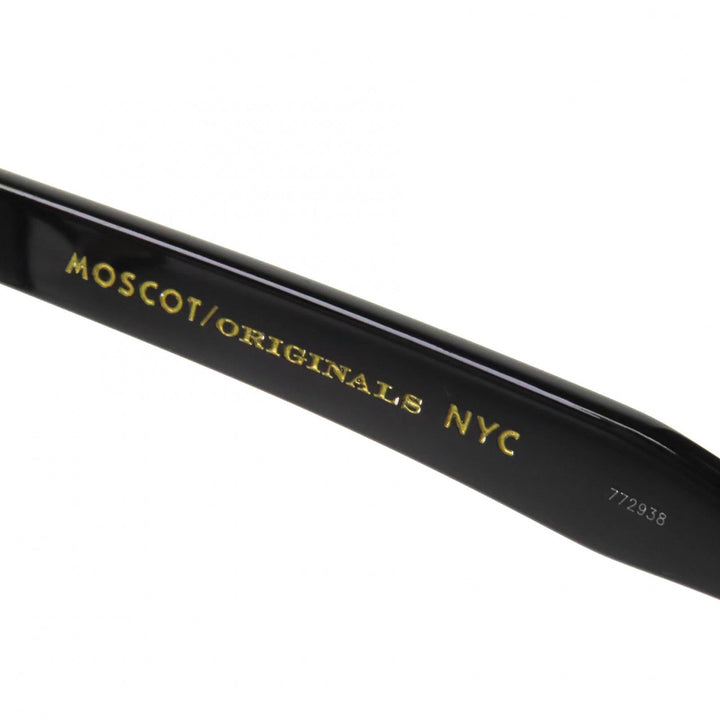 美品△MOSCOT モスコット LEMTOSH レムトッシュ メガネ 眼鏡 アイウェア ブラック 44□24 140 度入り ケース付き メンズ