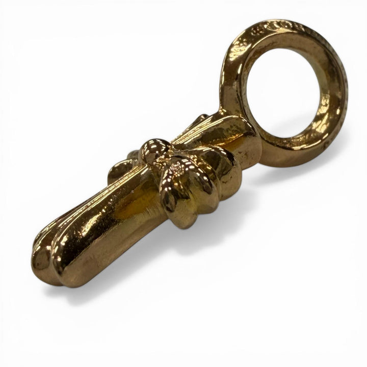 極美品▼CHROME HEARTS クロムハーツ STACK CH CROSS V2 22K CHクロススタック チャーム ペンダントトップ 重量1.6g インボイス 袋付き