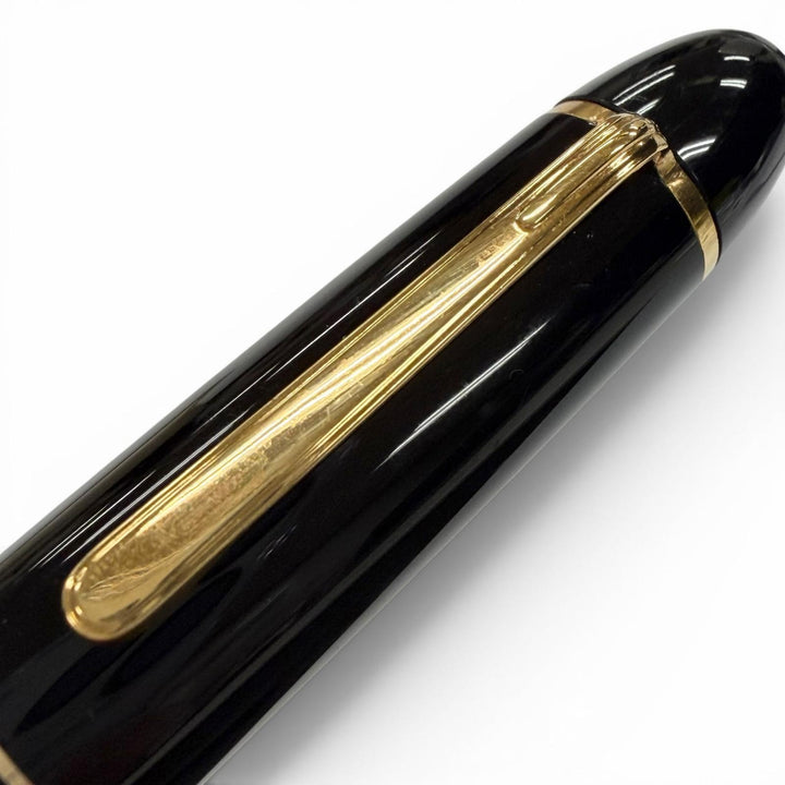 良品▼MONTBLANC モンブラン ヴィンテージ マイスターシュテュック 149 ペン先14K Fニブ 70s ホワイトスター 万年筆 ブラック ゴールド