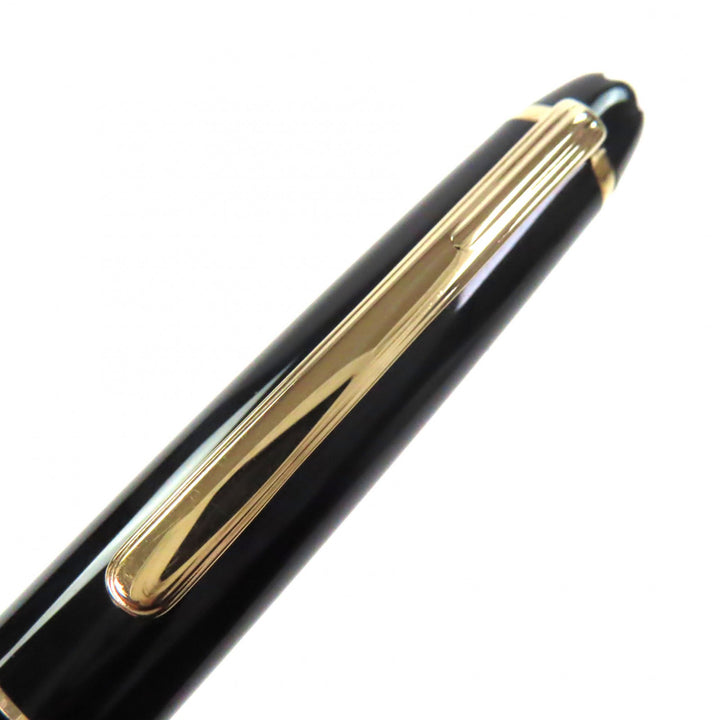 良品▼MONTBLANC モンブラン マイスターシュテュック クラシック ペン先14K Fニブ ホワイトスター 万年筆 ブラック ゴールド ドイツ製
