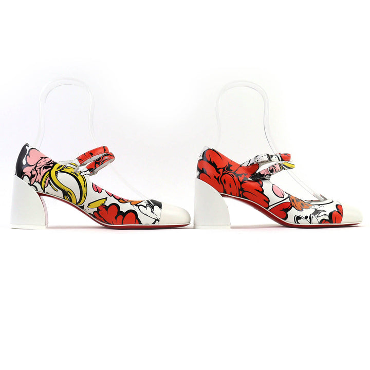 未使用品△CHRISTIAN LOUBOUTIN SHUN SUDO クリスチャン ルブタン シュン スドウ ミス ジェーン レザー パンプス 35.5 定価145200円 伊製