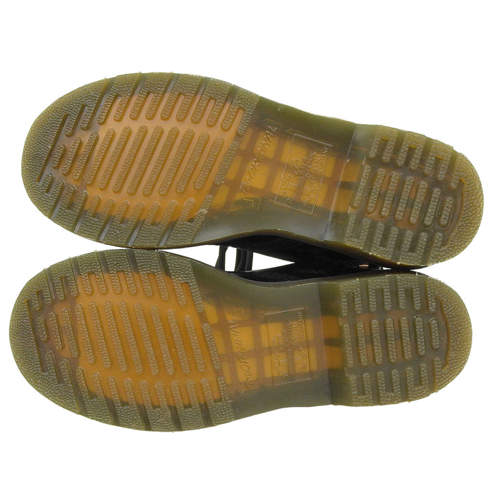未使用品▲Dr.Martens ドクターマーチン 1490HDW 10ホール WANAMA サイドジップ レースアップ レザー ブーツ ブラック 3 箱付 レディース